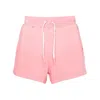 Polo Ralph Lauren Polo Pony-embroidery Cotton Track Shorts In Pink