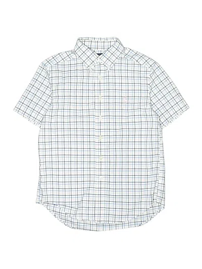 Pre-owned Ralph Lauren Kids' Short Sleeve Button Down Shirt In Blue