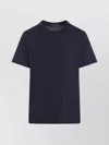 Ralph Lauren X Purple Label Plain Deep Blue Crew Neck T-shirt In Blue