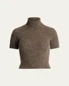 Polo Ralph Lauren Knit Alpaca Turtleneck Sweater In Taupe
