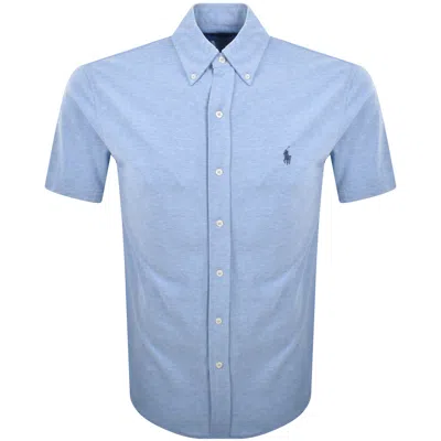 Ralph Lauren Short Sleeve Knit Shirt Blue