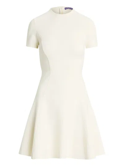 Ralph Lauren Short-sleeve Mini Dress In White