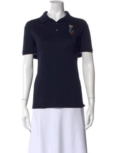 Pre-owned Ralph Lauren Short Sleeve Polo In Blue
