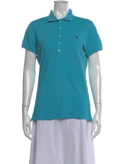 Pre-owned Ralph Lauren Short Sleeve Polo In Blue