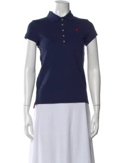 Pre-owned Ralph Lauren Short Sleeve Polo In Blue