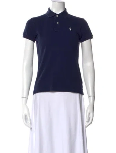 Pre-owned Ralph Lauren Short Sleeve Polo In Blue