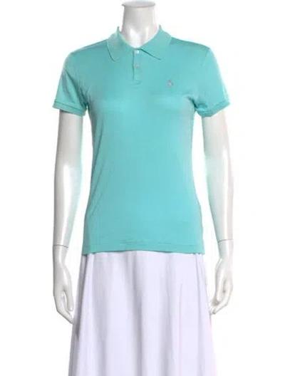 Pre-owned Ralph Lauren Short Sleeve Polo In Blue