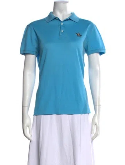 Pre-owned Ralph Lauren Short Sleeve Polo In Blue
