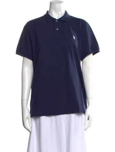 Pre-owned Ralph Lauren Short Sleeve Polo In Blue