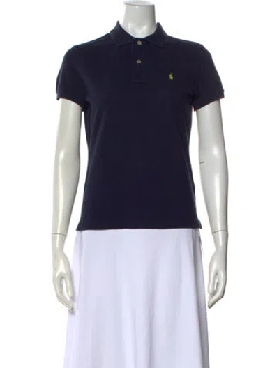 Pre-owned Ralph Lauren Short Sleeve Polo In Blue