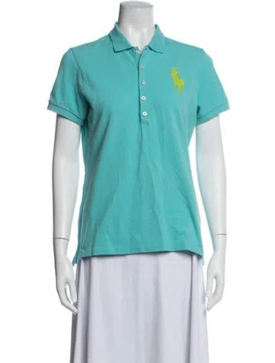 Pre-owned Ralph Lauren Short Sleeve Polo In Blue