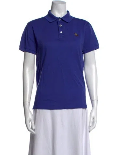 Pre-owned Ralph Lauren Short Sleeve Polo In Blue