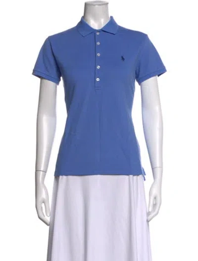 Pre-owned Ralph Lauren Short Sleeve Polo In Blue