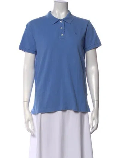 Pre-owned Ralph Lauren Short Sleeve Polo In Blue