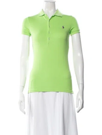 Pre-owned Ralph Lauren Short Sleeve Polo In Green