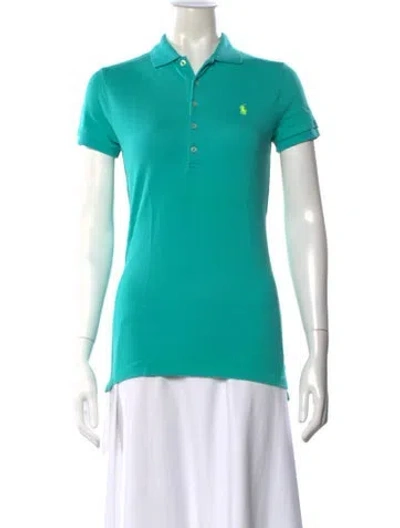 Pre-owned Ralph Lauren Short Sleeve Polo In Green