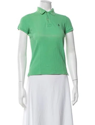 Pre-owned Ralph Lauren Short Sleeve Polo In Green