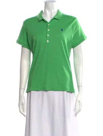Pre-owned Ralph Lauren Short Sleeve Polo In Green