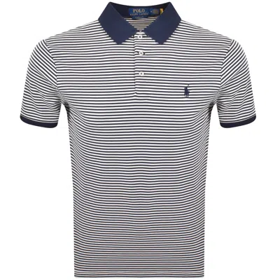 Ralph Lauren Short Sleeve Polo Navy In Multi