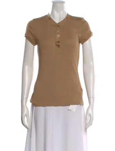 Pre-owned Ralph Lauren Short Sleeve Polo In Neutral