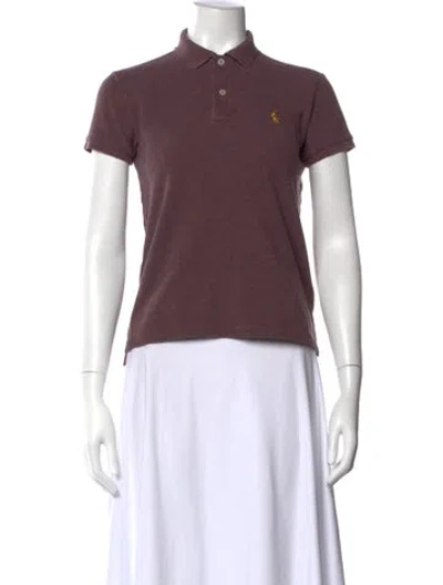 Pre-owned Ralph Lauren Short Sleeve Polo In Purple