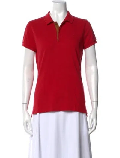 Pre-owned Ralph Lauren Short Sleeve Polo In Red