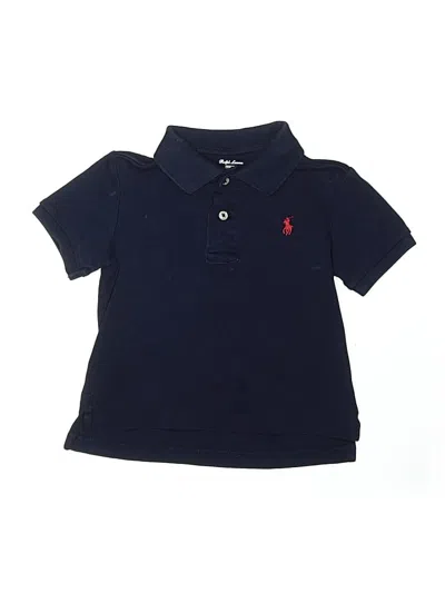 Pre-owned Ralph Lauren Kids' Short Sleeve Polo Shirt In Blue