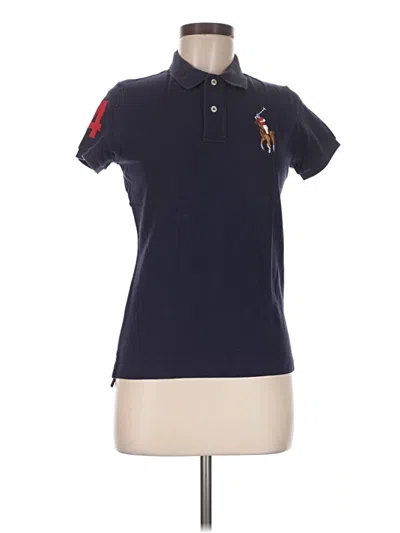 Pre-owned Ralph Lauren Short Sleeve Polo Shirt In Blue