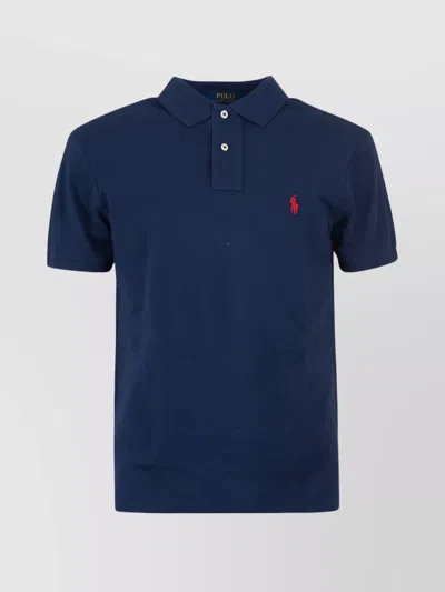 Ralph Lauren Short Sleeve Polo Shirt With Collar Design In Multi