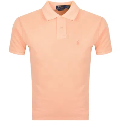 Ralph Lauren Short Sleeve Polo T Shirt Orange