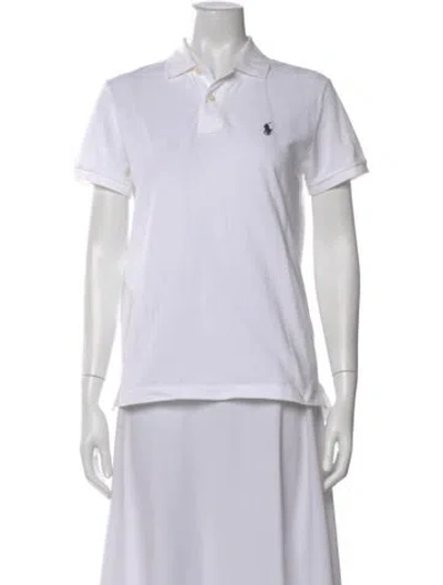 Pre-owned Ralph Lauren Short Sleeve Polo W/ Tags In White