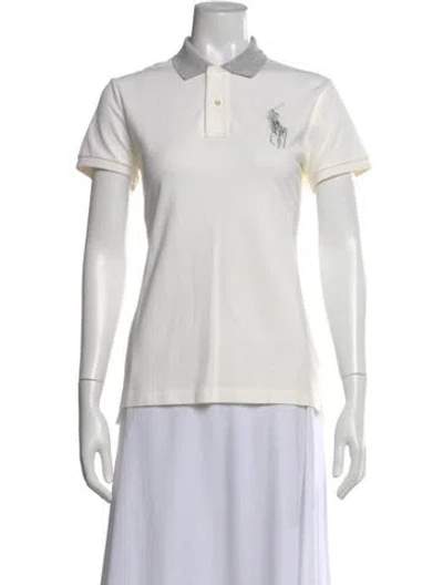 Pre-owned Ralph Lauren Short Sleeve Polo W/ Tags In White