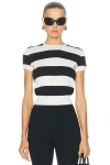 Ralph Lauren Short Sleeve Pullover Top In Black