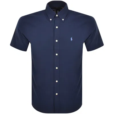 Ralph Lauren Short Sleeve Shirt Navy In Blue