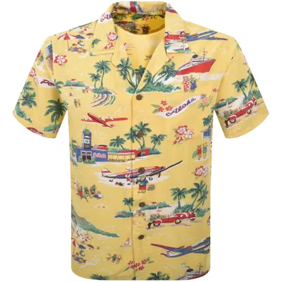 Ralph Lauren Short Sleeve Shirt Yellow In Multi