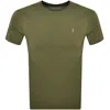 RALPH LAUREN RALPH LAUREN SHORT SLEEVE SLIM FIT T SHIRT GREEN