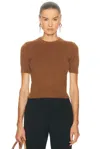Ralph Lauren Short Sleeve Top In Brown