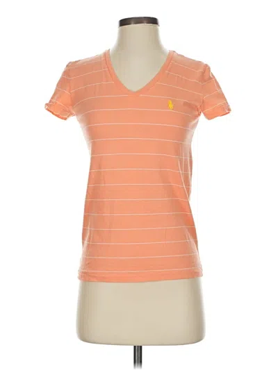 Pre-owned Ralph Lauren Short Sleeve T-shirt In Orange