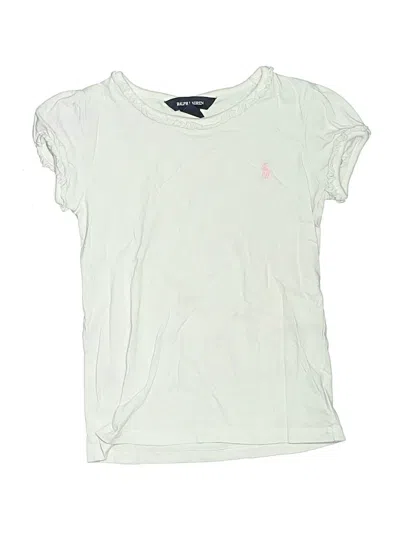 Pre-owned Ralph Lauren Kids' Short Sleeve T-shirt In White