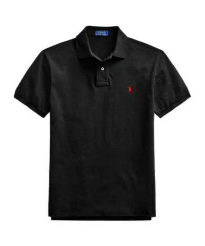 Ralph Lauren Short-sleeved Polo Shirt In Black
