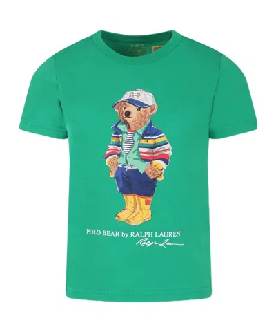 Polo Ralph Lauren Kids' Short-sleeved T-shirt In Multicolor