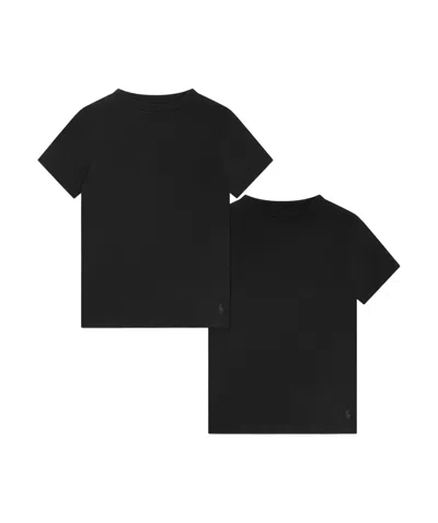 Polo Ralph Lauren Kids' Polo Pony Cotton T-shirt In Black