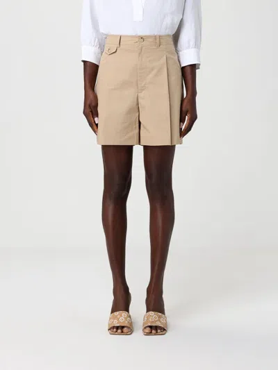 Ralph Lauren Shorts Woman Lauren  In Neutral