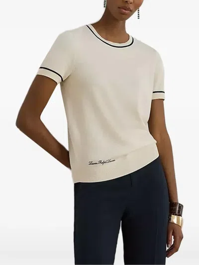 Ralph Lauren Short-sleeves T-shirt In Neutral