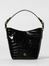 Ralph Lauren Shoulder Bag Lauren  Woman Color Black In Black