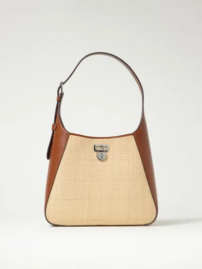 Ralph Lauren Shoulder Bag Lauren  Woman Color Natural