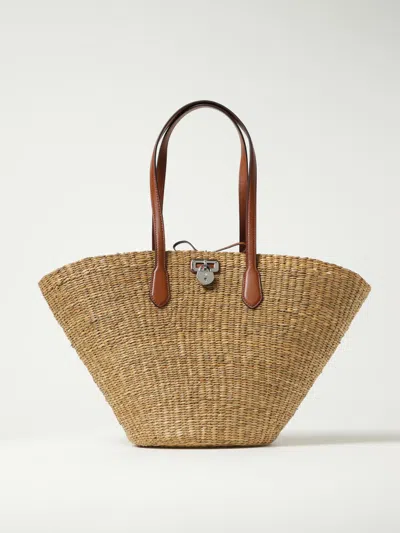 Ralph Lauren Shoulder Bag Lauren  Woman Color Natural