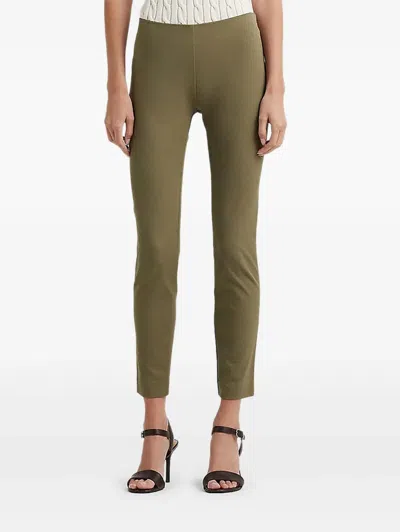 Ralph Lauren Side-zip Trousers In Green