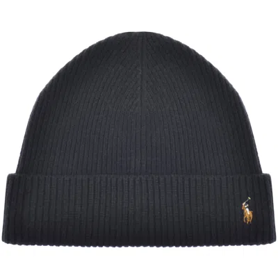 Polo Ralph Lauren Ralph Lauren Signatue Cuff Beanie Hat Navy