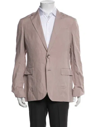 Pre-owned Ralph Lauren Silk Blazer In Pink